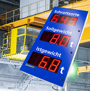 Weighing information for crane operators